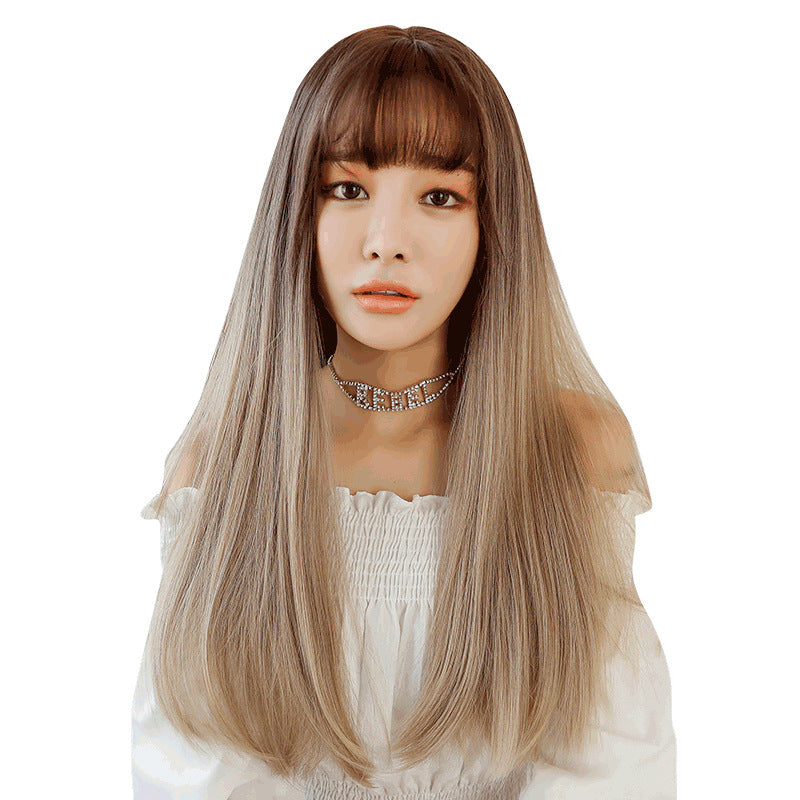 Long Silky Straight Premium Fiber Wig