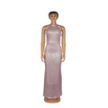African Ladies' Quality High Stretch Sequin Mermaid Dress