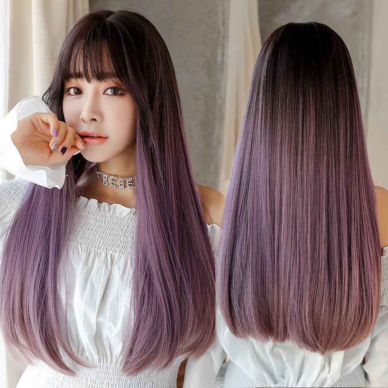 Long Silky Straight Premium Fiber Wig