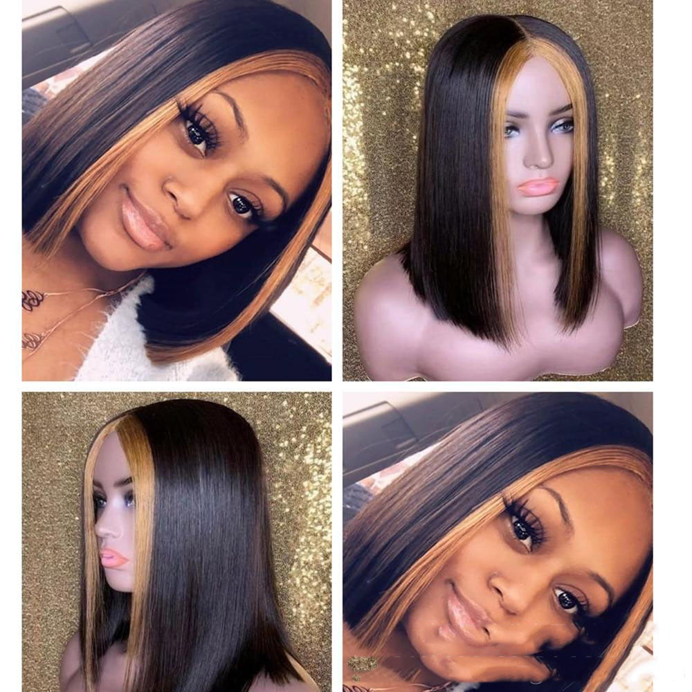 Highlight Ombre Transparent Lace Couture Wig